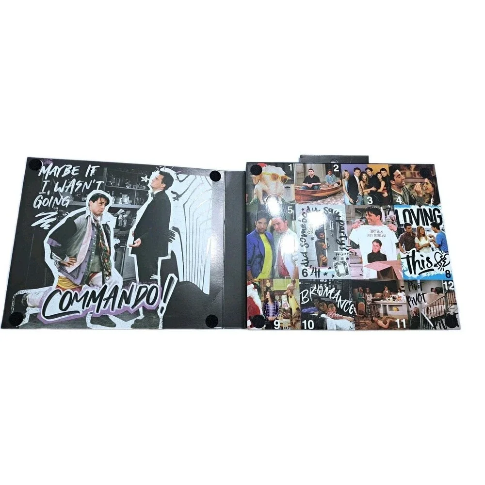 Friends Show 12 Days of Socks Advent Calendar New Adult Size 6-12